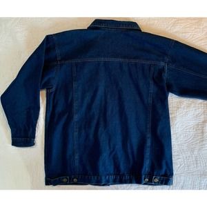 Vintage 80s Hunters Run dark denim chore barn jacket medium Fall Fashion 2023